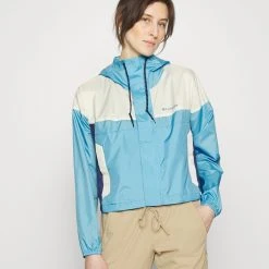 Columbia Flash Challenger™ Cropped - Veste Hardshell - Vista Blue/Chalk/Nocturnal