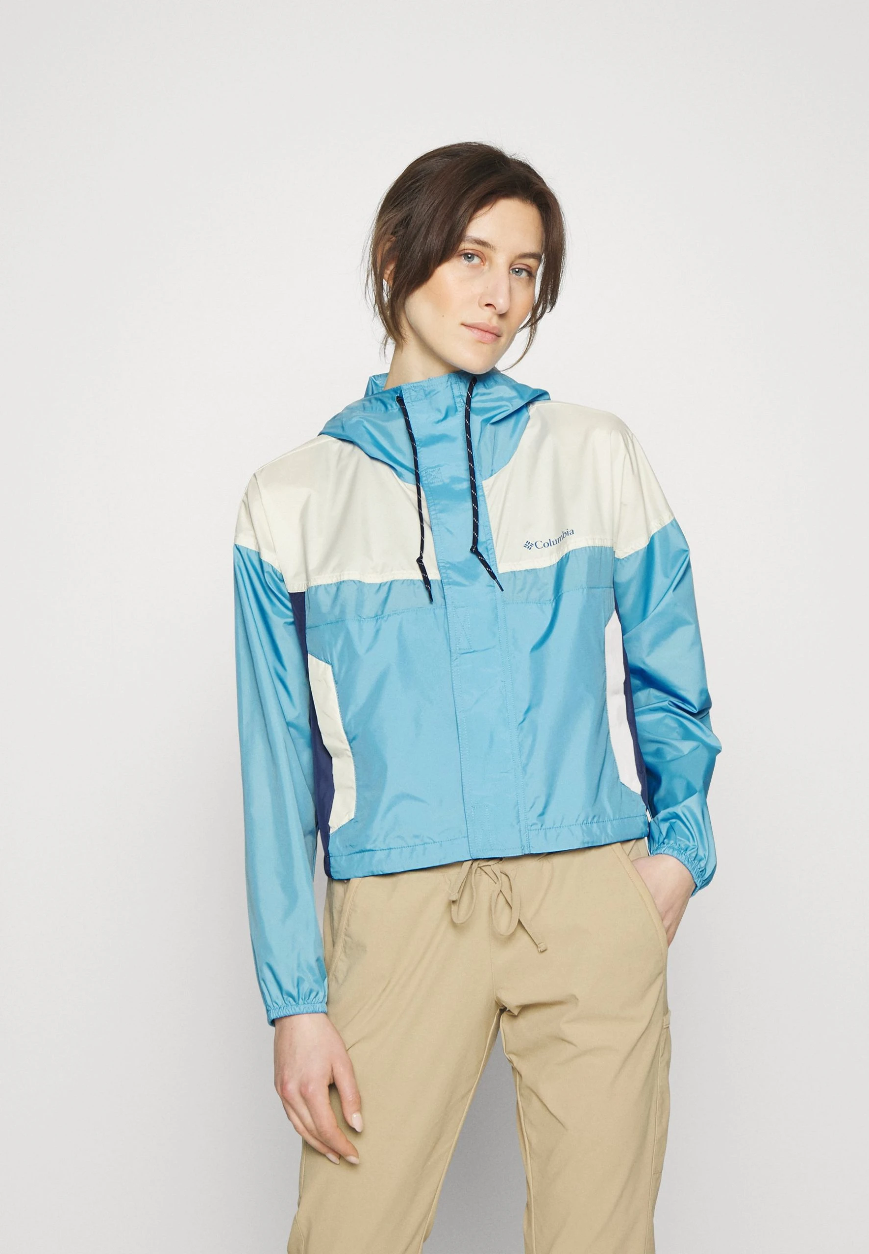 Columbia Flash Challenger™ Cropped - Veste Hardshell - Vista Blue/Chalk/Nocturnal 3 Columbia Flash Challenger™ Cropped - Veste Hardshell - Vista Blue/Chalk/Nocturnal