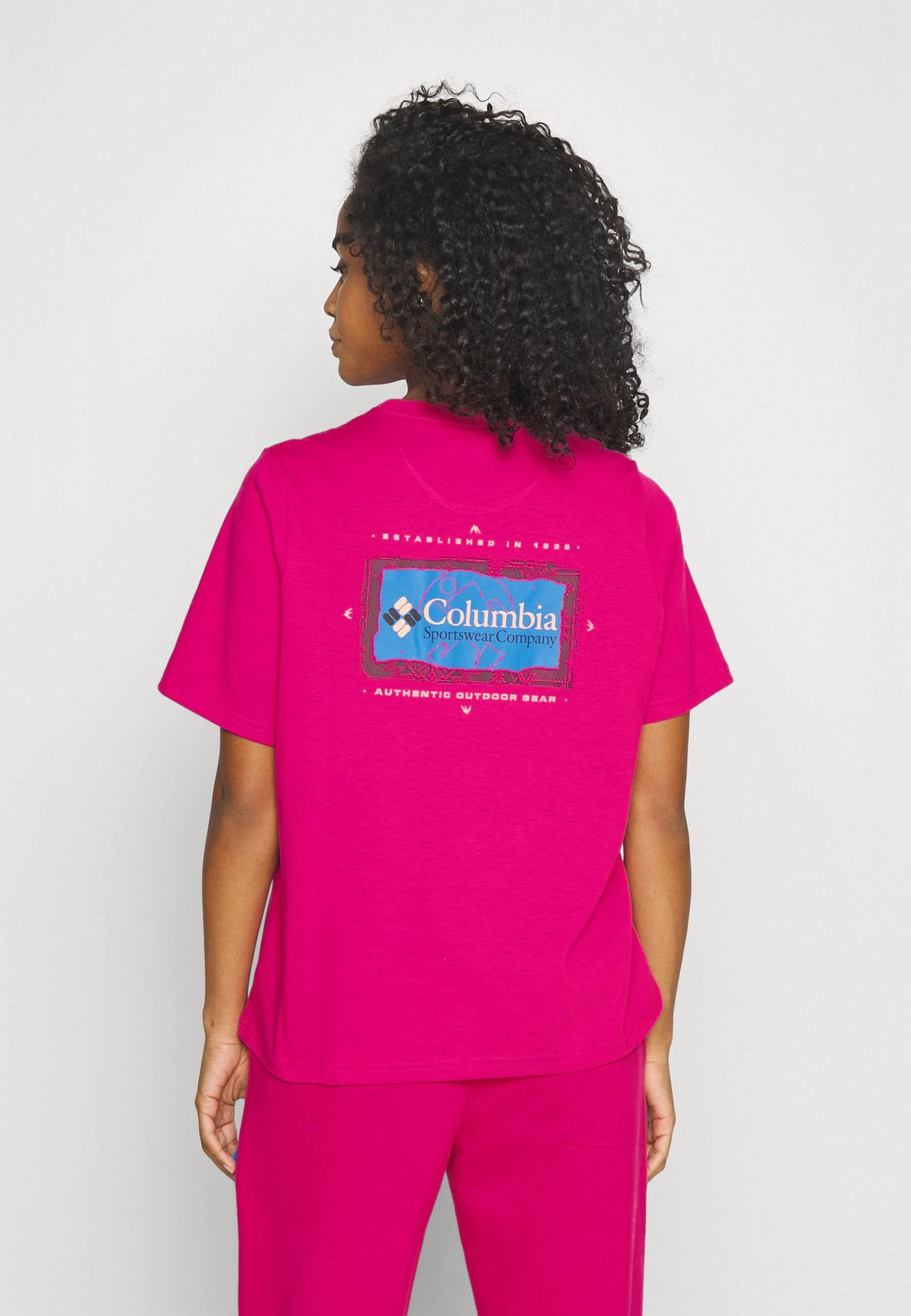 Columbia Wintertrainer Graphic Tee - T-Shirt Imprimé - Fuchsia Fizz 5 Columbia Wintertrainer Graphic Tee - T-Shirt Imprimé - Fuchsia Fizz – Image 3