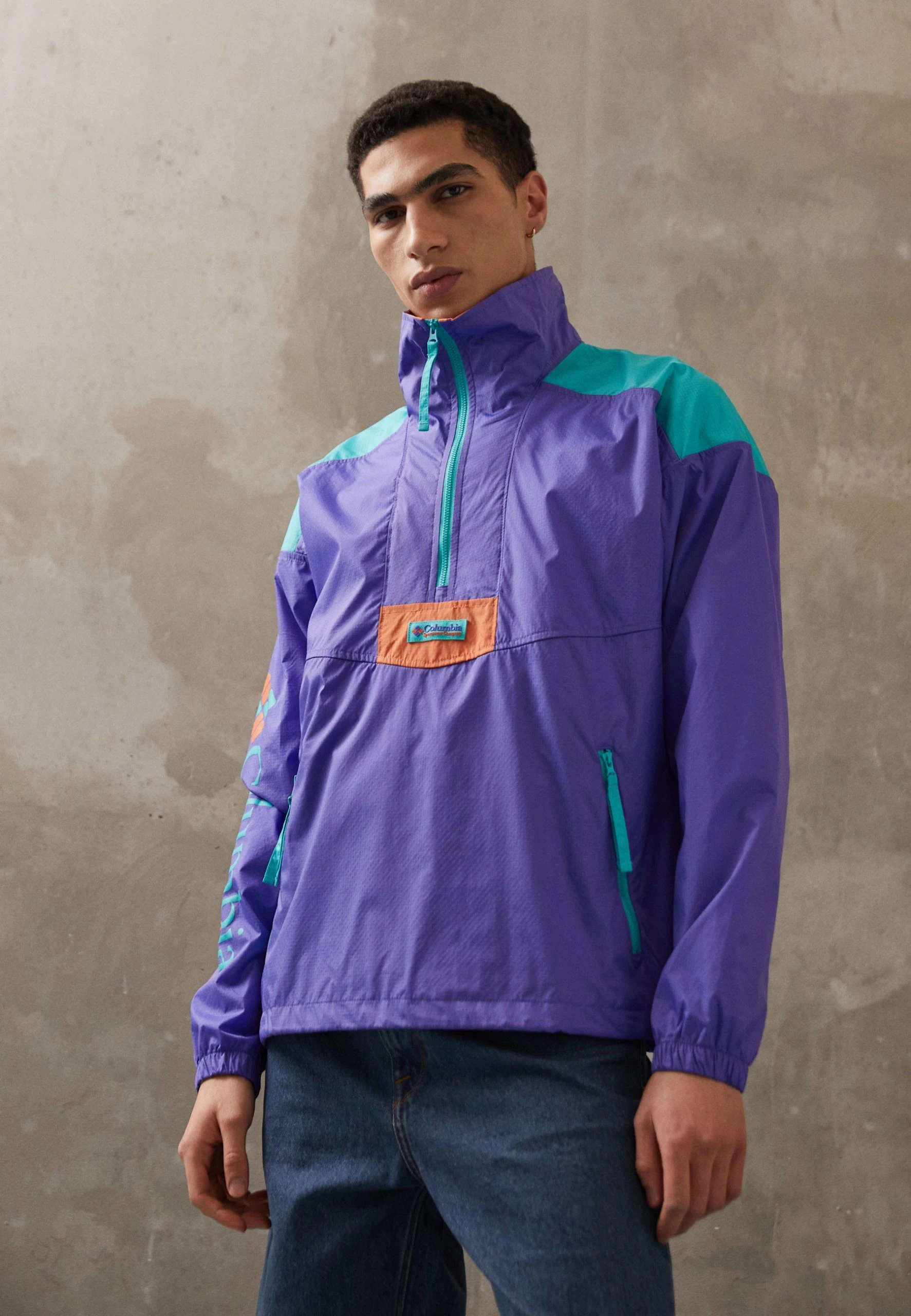 Columbia Riptide™ Anorak - Veste Coupe-Vent - Purple Lotus/Bright Aqua/Desert Orange 3 Columbia Riptide™ Anorak - Veste Coupe-Vent - Purple Lotus/Bright Aqua/Desert Orange