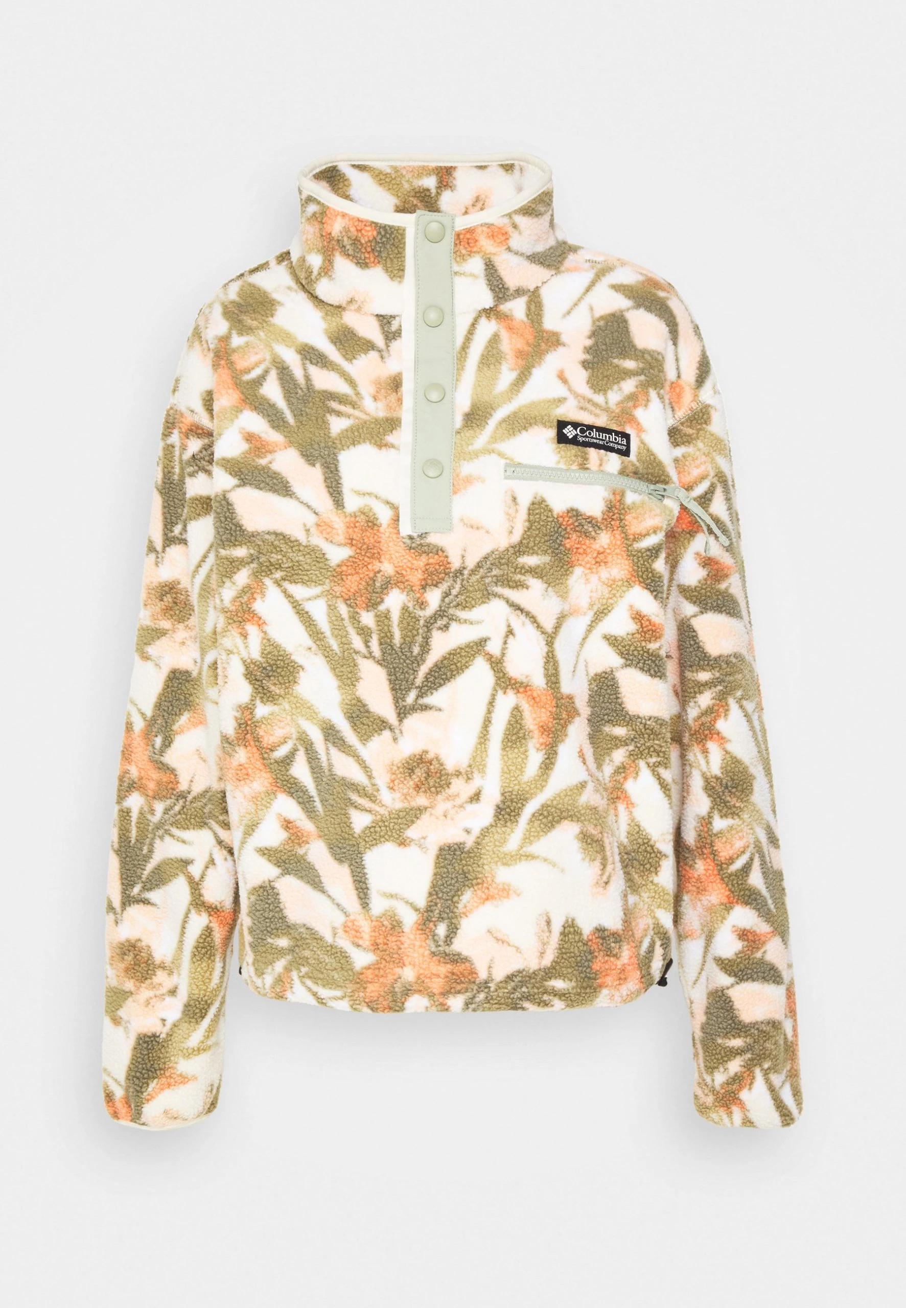 Columbia Helvetia™ Cropped Half Snap - Sweat Polaire - Chalk/Floriculture 9 Columbia Helvetia™ Cropped Half Snap - Sweat Polaire - Chalk/Floriculture – Image 7