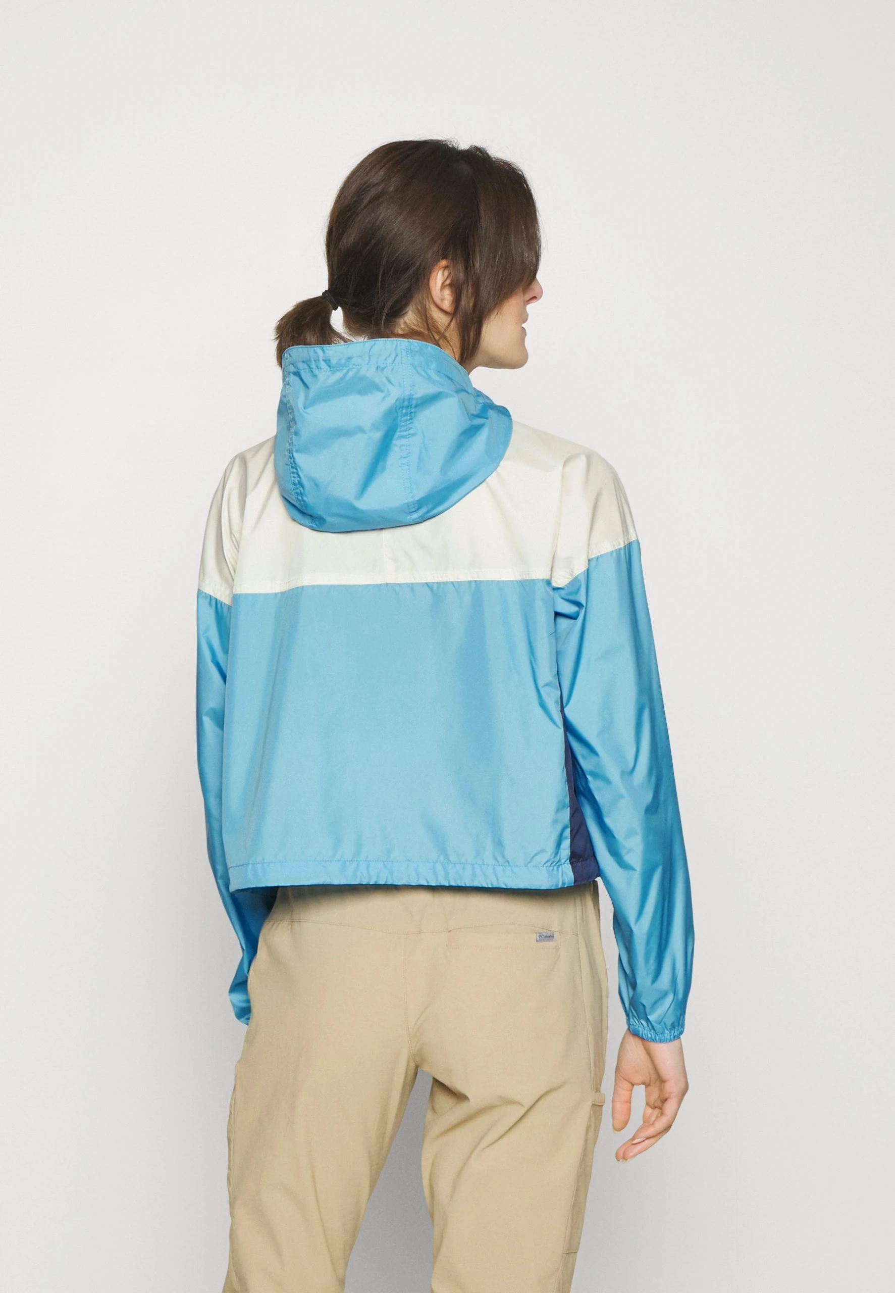 Columbia Flash Challenger™ Cropped - Veste Hardshell - Vista Blue/Chalk/Nocturnal 5 Columbia Flash Challenger™ Cropped - Veste Hardshell - Vista Blue/Chalk/Nocturnal – Image 3