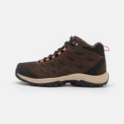 Columbia Redmond Iii Mid Waterproof - Chaussures De Marche - Cordovan/Dark Coral