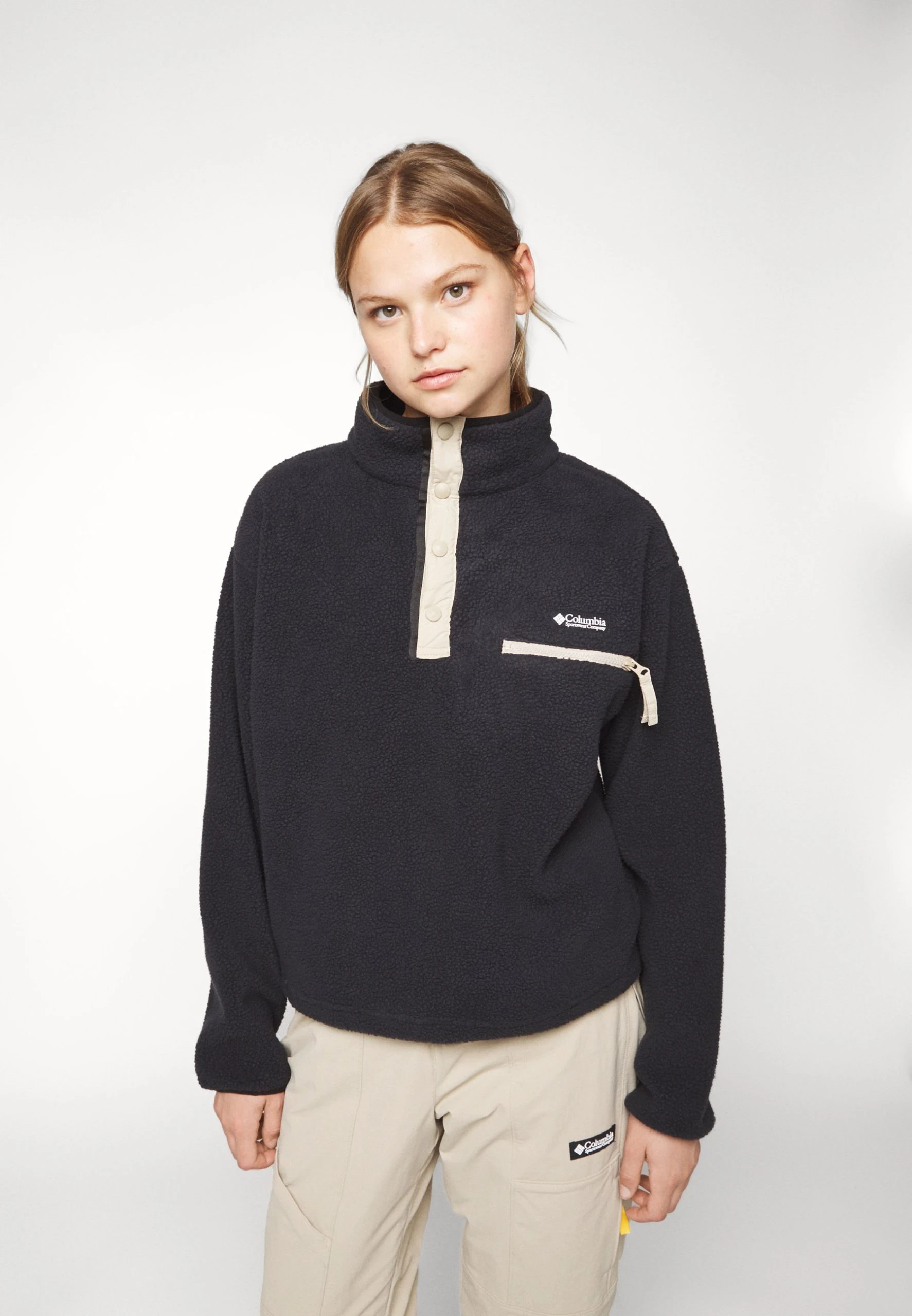 Columbia Helvetia™ Cropped Half Snap - Sweat Polaire - Black 6 Columbia Helvetia™ Cropped Half Snap - Sweat Polaire - Black – Image 4