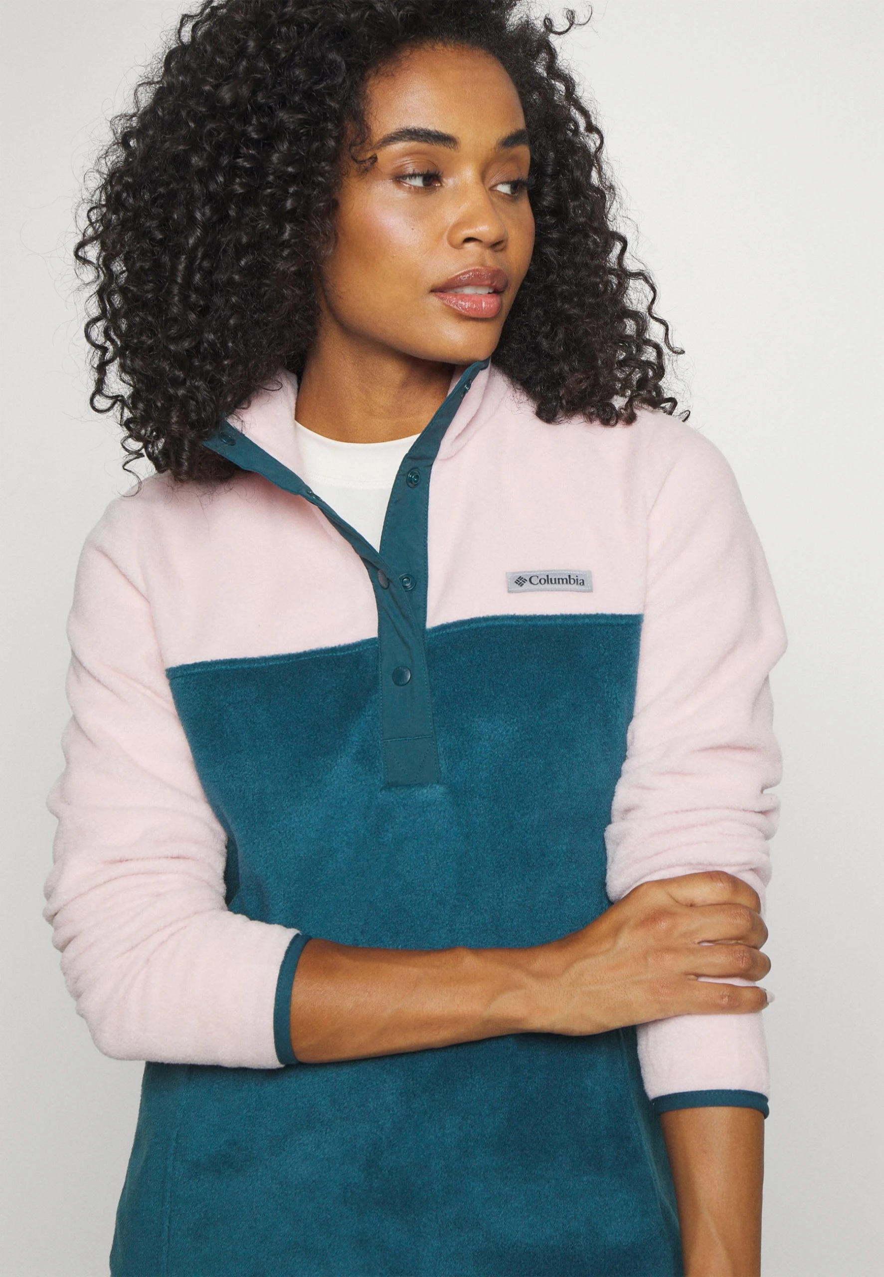 Columbia Benton Springs™ 1/2 Snap - Sweat Polaire - Night Wave/Dusty Pink 6 Columbia Benton Springs™ 1/2 Snap - Sweat Polaire - Night Wave/Dusty Pink – Image 4