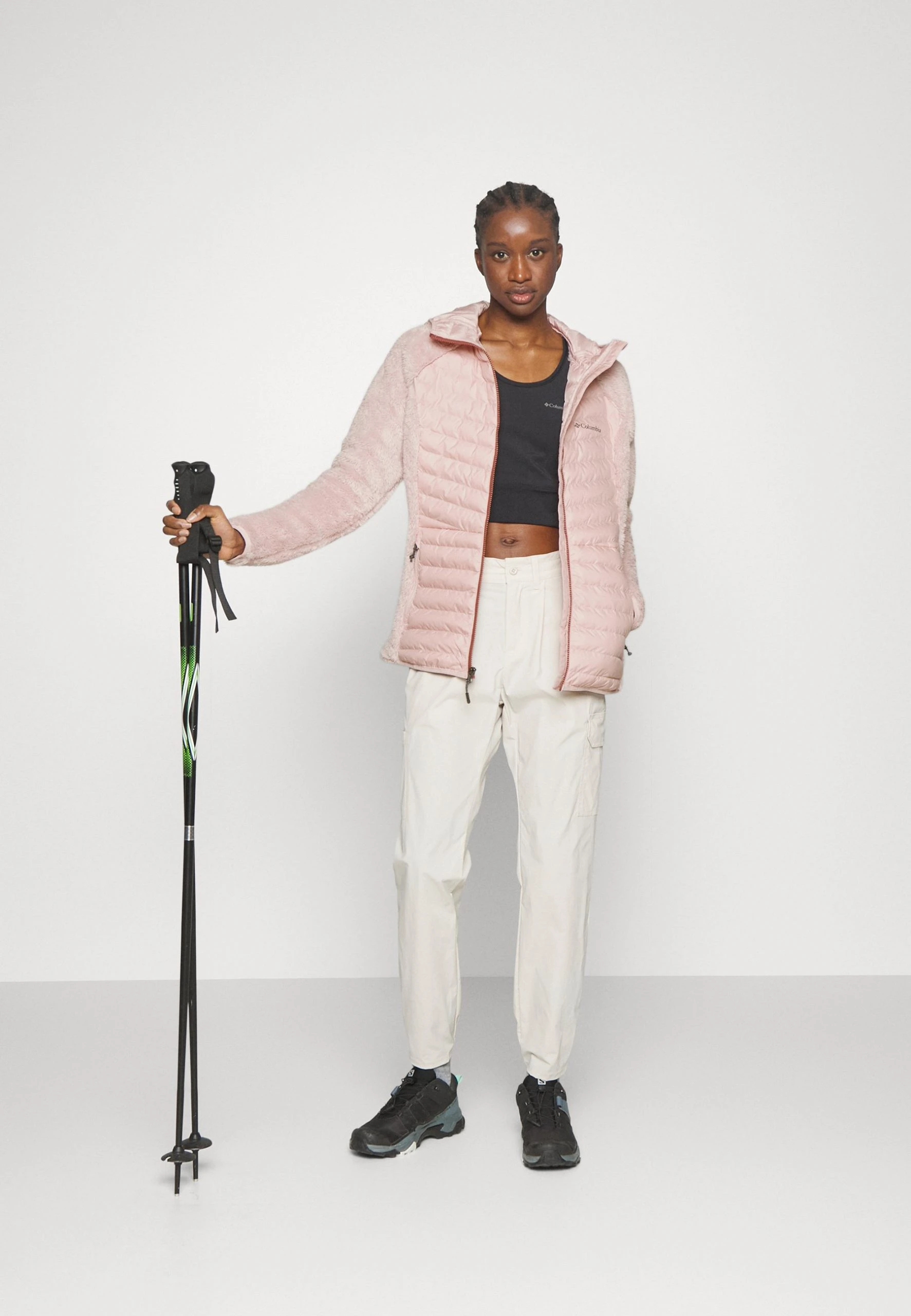 Columbia Powder Lite Hybrid - Veste Polaire - Dusty Pink 4 Columbia Powder Lite Hybrid - Veste Polaire - Dusty Pink – Image 2