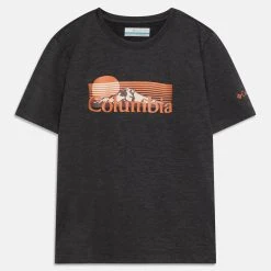 Columbia Mount Echo Short Sleeve Graphic Unisex - T-Shirt Imprimé - Shark Heather