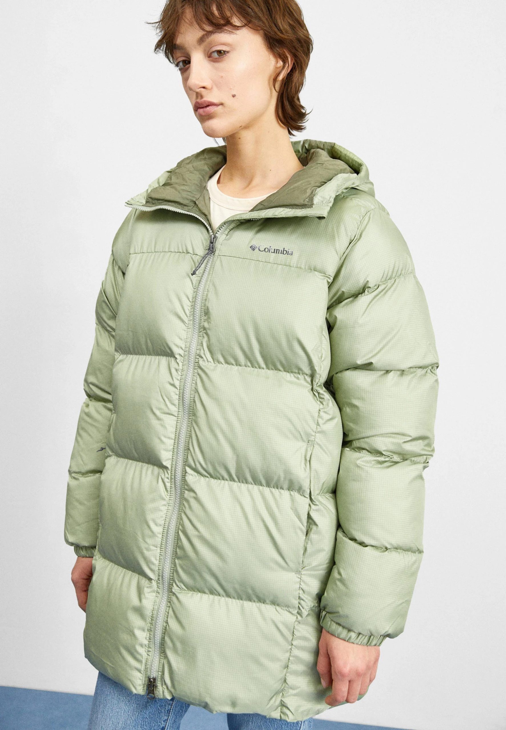 Columbia Puffect™ Mid Hooded Jacket - Manteau Court - Safari 3 Columbia Puffect™ Mid Hooded Jacket - Manteau Court - Safari