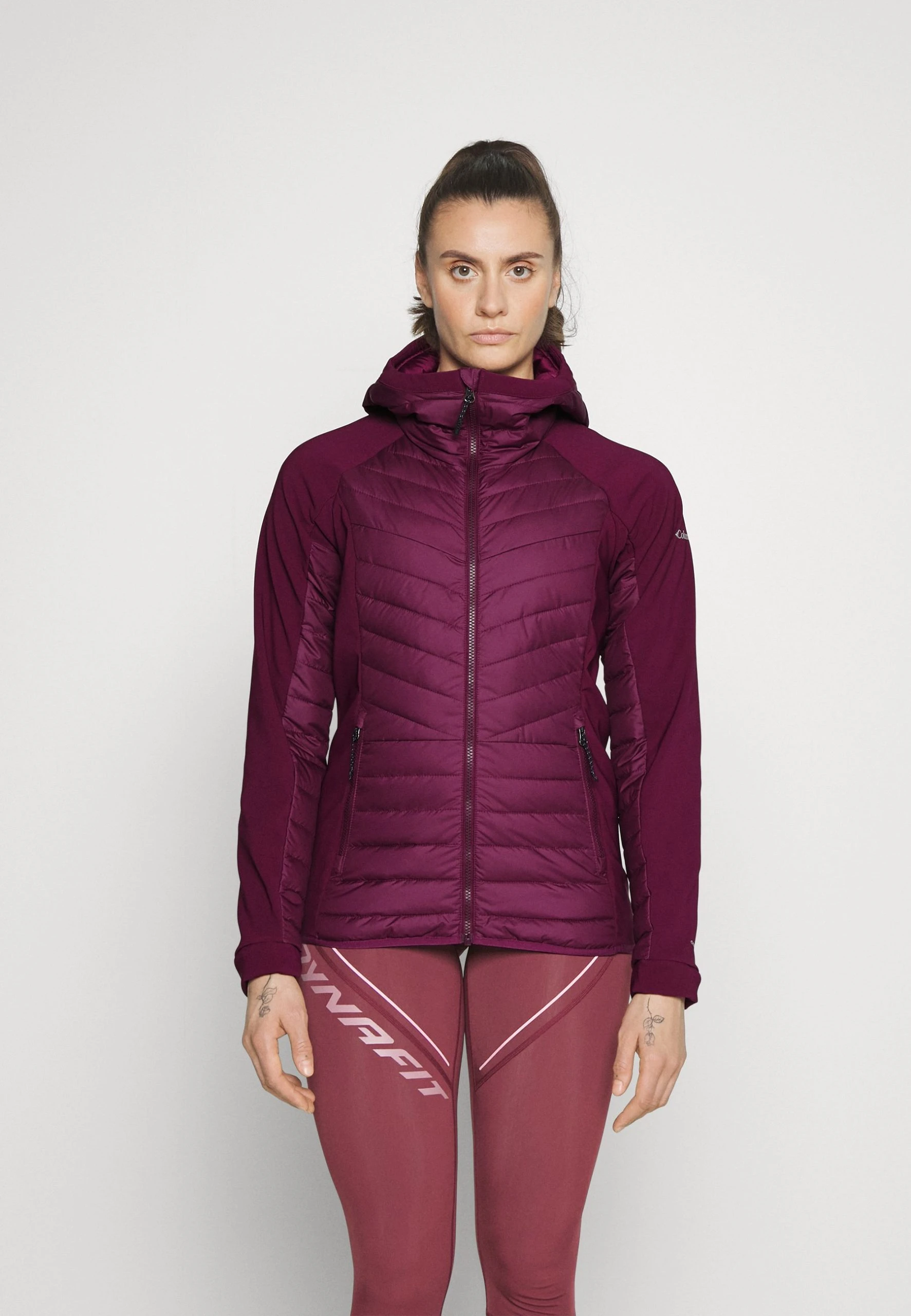 Columbia Powder Lite Hybrid Hooded Jacket - Blouson - Marionberry 3 Columbia Powder Lite Hybrid Hooded Jacket - Blouson - Marionberry