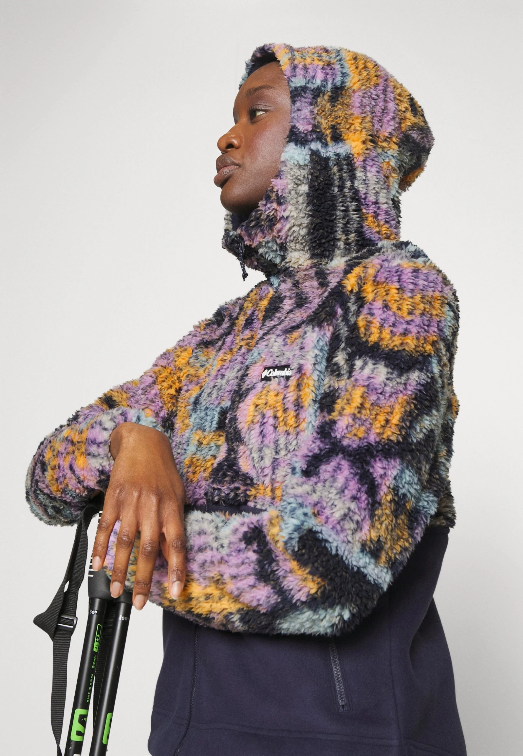 Columbia Winter Sherpa Hooded - Veste Polaire - Dark Nocturnal Pathways 6 Columbia Winter Sherpa Hooded - Veste Polaire - Dark Nocturnal Pathways – Image 4