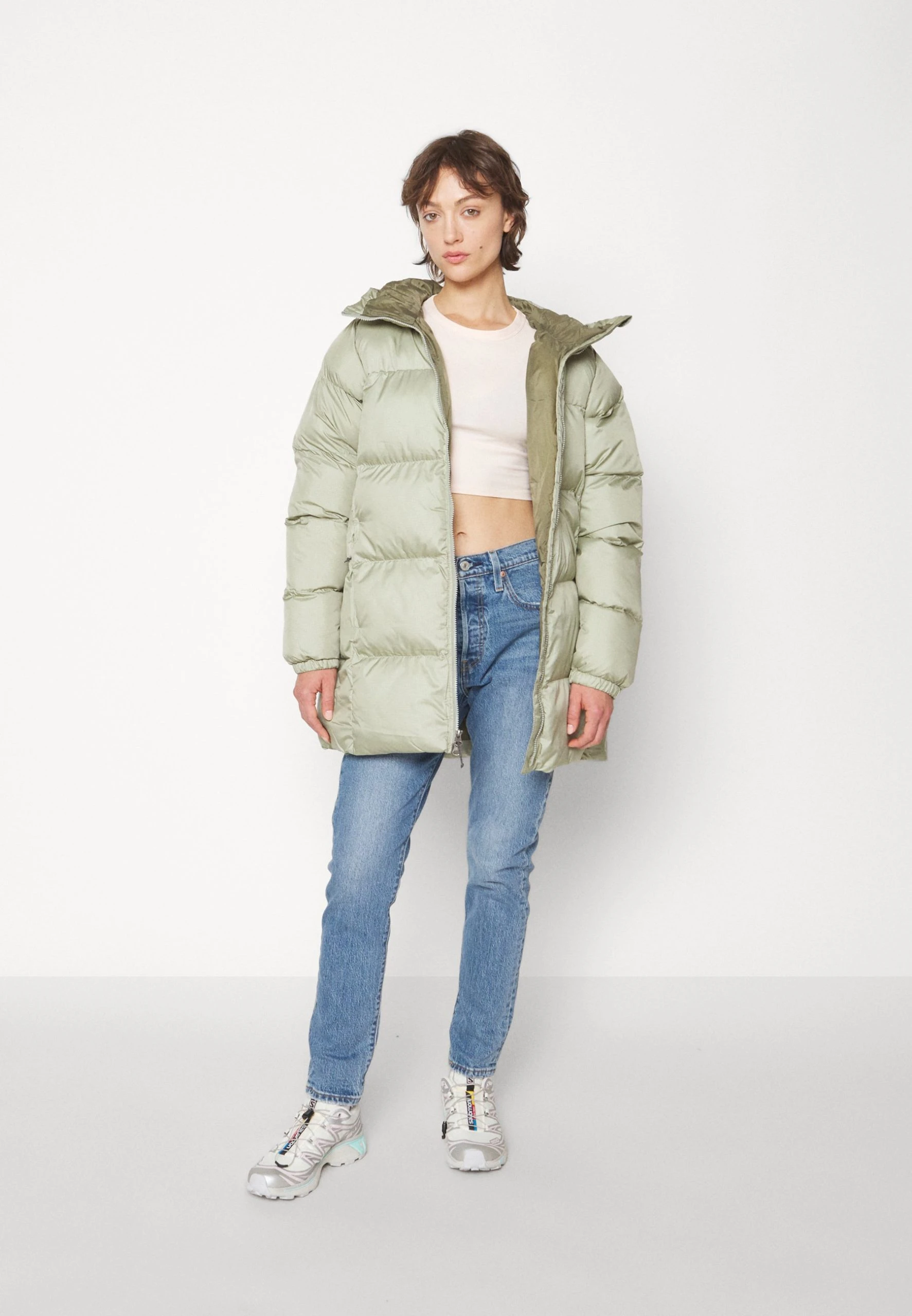 Columbia Puffect™ Mid Hooded Jacket - Manteau Court - Safari 7 Columbia Puffect™ Mid Hooded Jacket - Manteau Court - Safari – Image 5