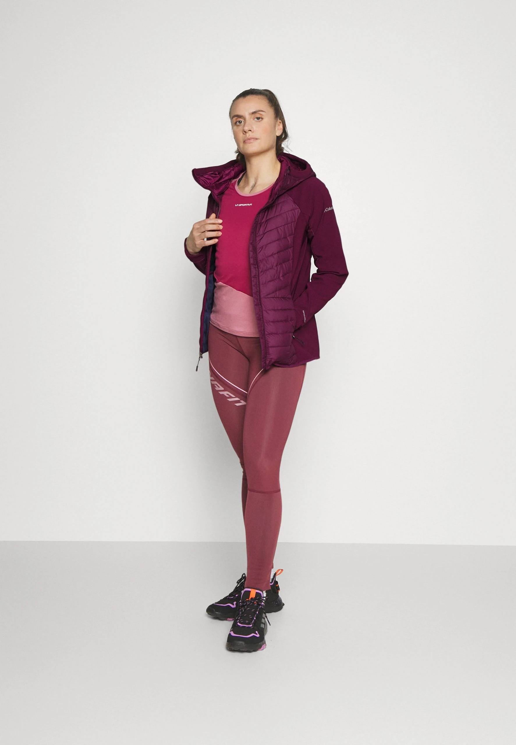 Columbia Powder Lite Hybrid Hooded Jacket - Blouson - Marionberry 4 Columbia Powder Lite Hybrid Hooded Jacket - Blouson - Marionberry – Image 2