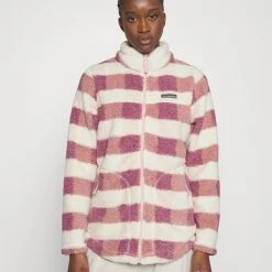 Columbia West Bend Full - Veste Polaire - Dusty Pink Multi Check