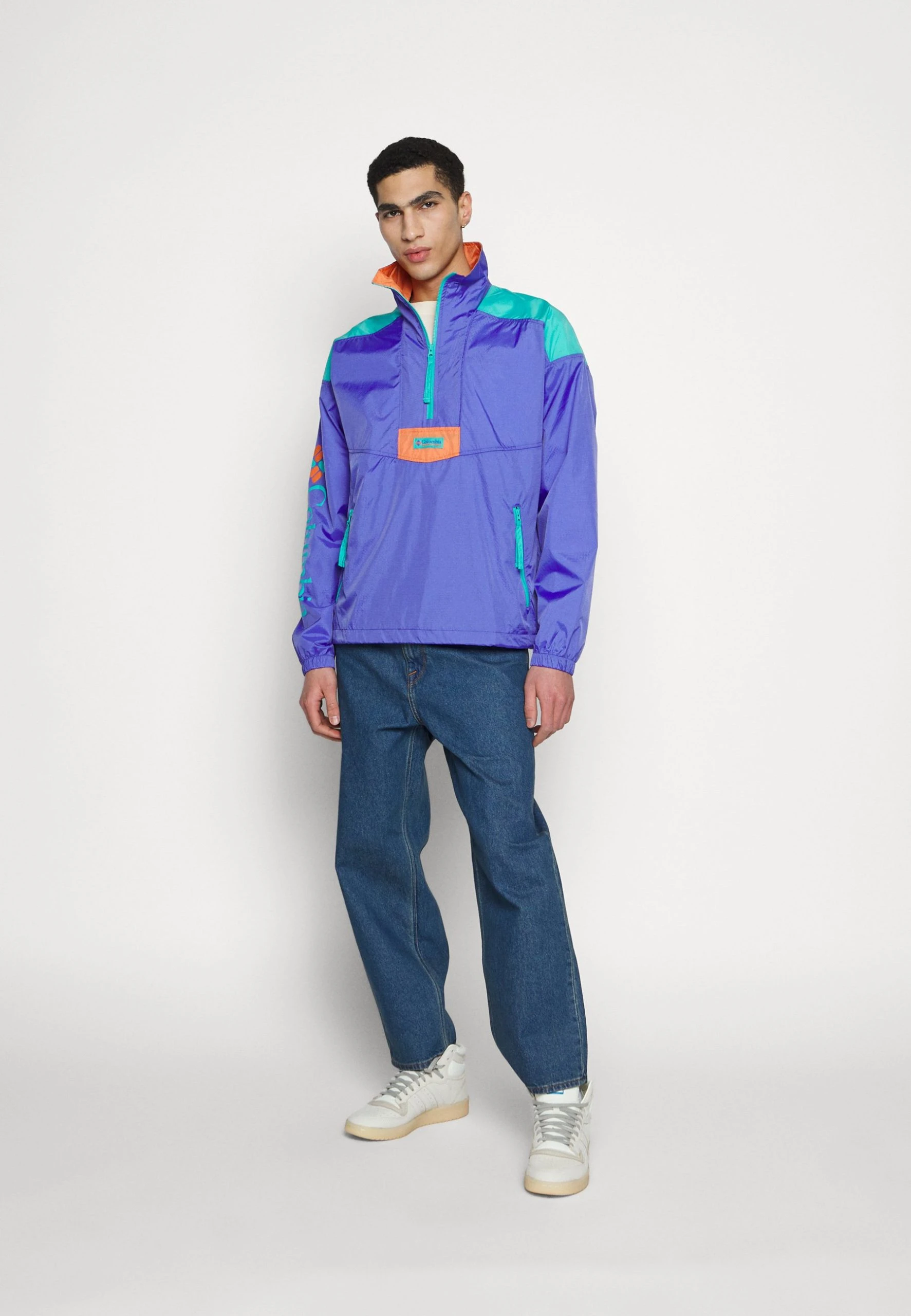 Columbia Riptide™ Anorak - Veste Coupe-Vent - Purple Lotus/Bright Aqua/Desert Orange 7 Columbia Riptide™ Anorak - Veste Coupe-Vent - Purple Lotus/Bright Aqua/Desert Orange – Image 5