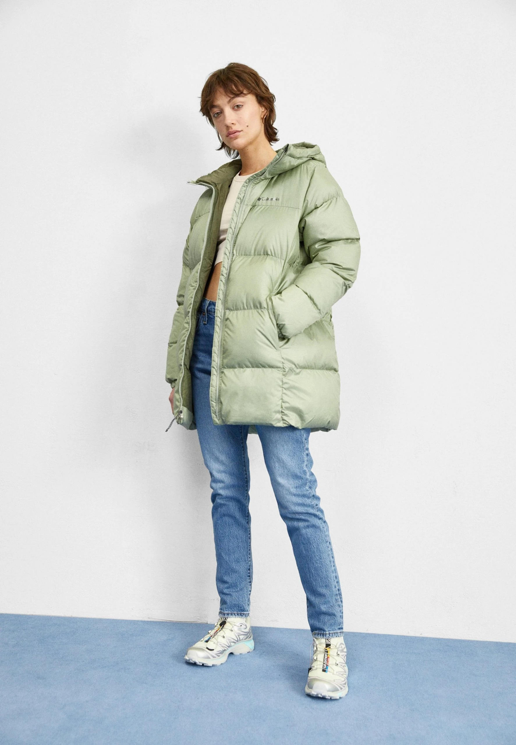 Columbia Puffect™ Mid Hooded Jacket - Manteau Court - Safari 4 Columbia Puffect™ Mid Hooded Jacket - Manteau Court - Safari – Image 2