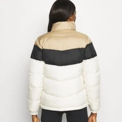 Columbia Puffect™ Color Blocked Jacket - Veste D'Hiver - Chalk/Black/Beach -Columbia shop 73cdd2dd14904a80b91b701ba19b3e10 scaled
