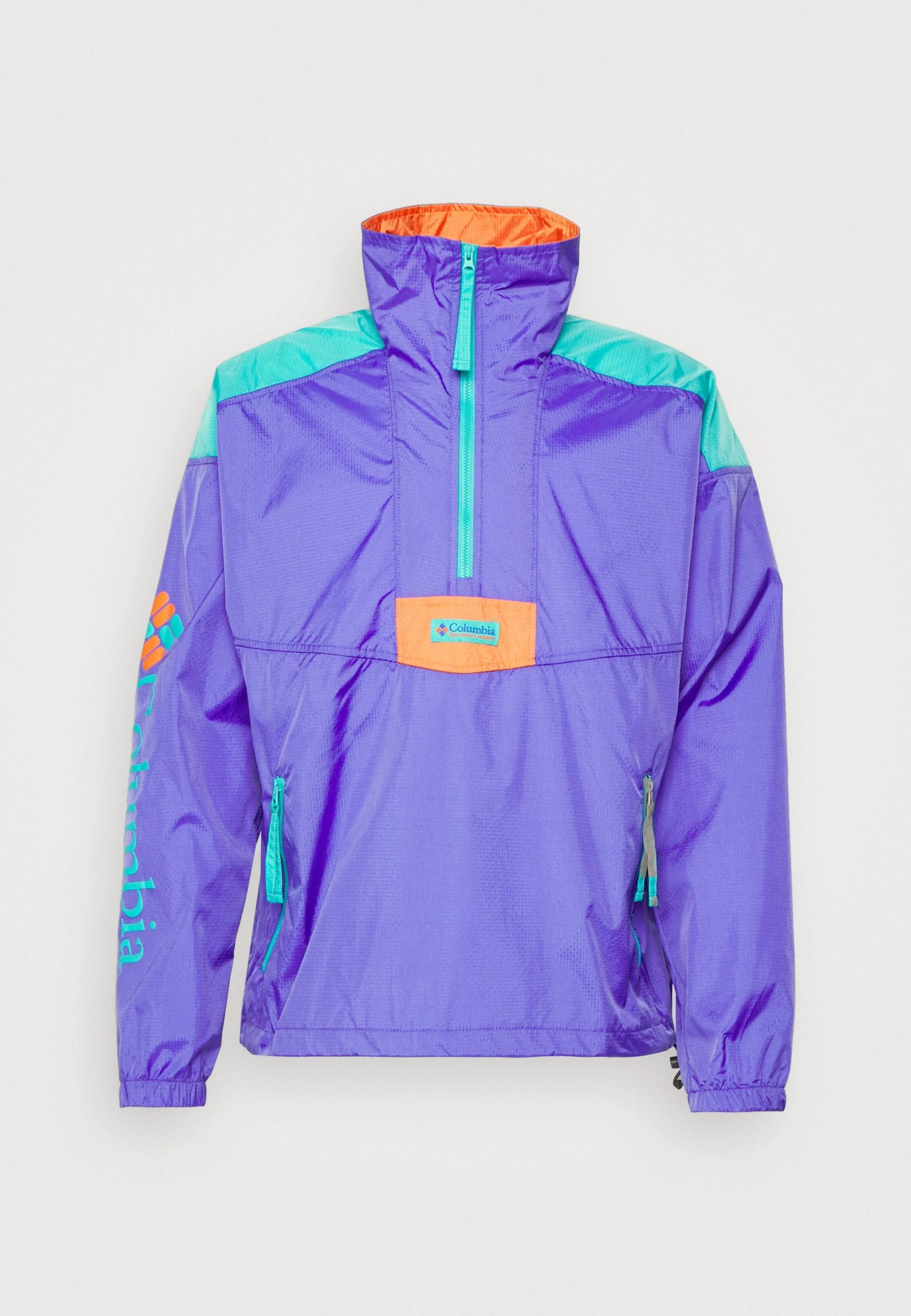 Columbia Riptide™ Anorak - Veste Coupe-Vent - Purple Lotus/Bright Aqua/Desert Orange 9 Columbia Riptide™ Anorak - Veste Coupe-Vent - Purple Lotus/Bright Aqua/Desert Orange – Image 7