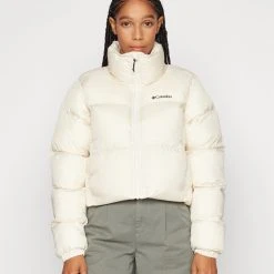 Columbia Puffect Cropped Jacket - Veste D'Hiver - Chalk -Columbia shop 81f10b95836f42068c00fe4c03319b67 scaled