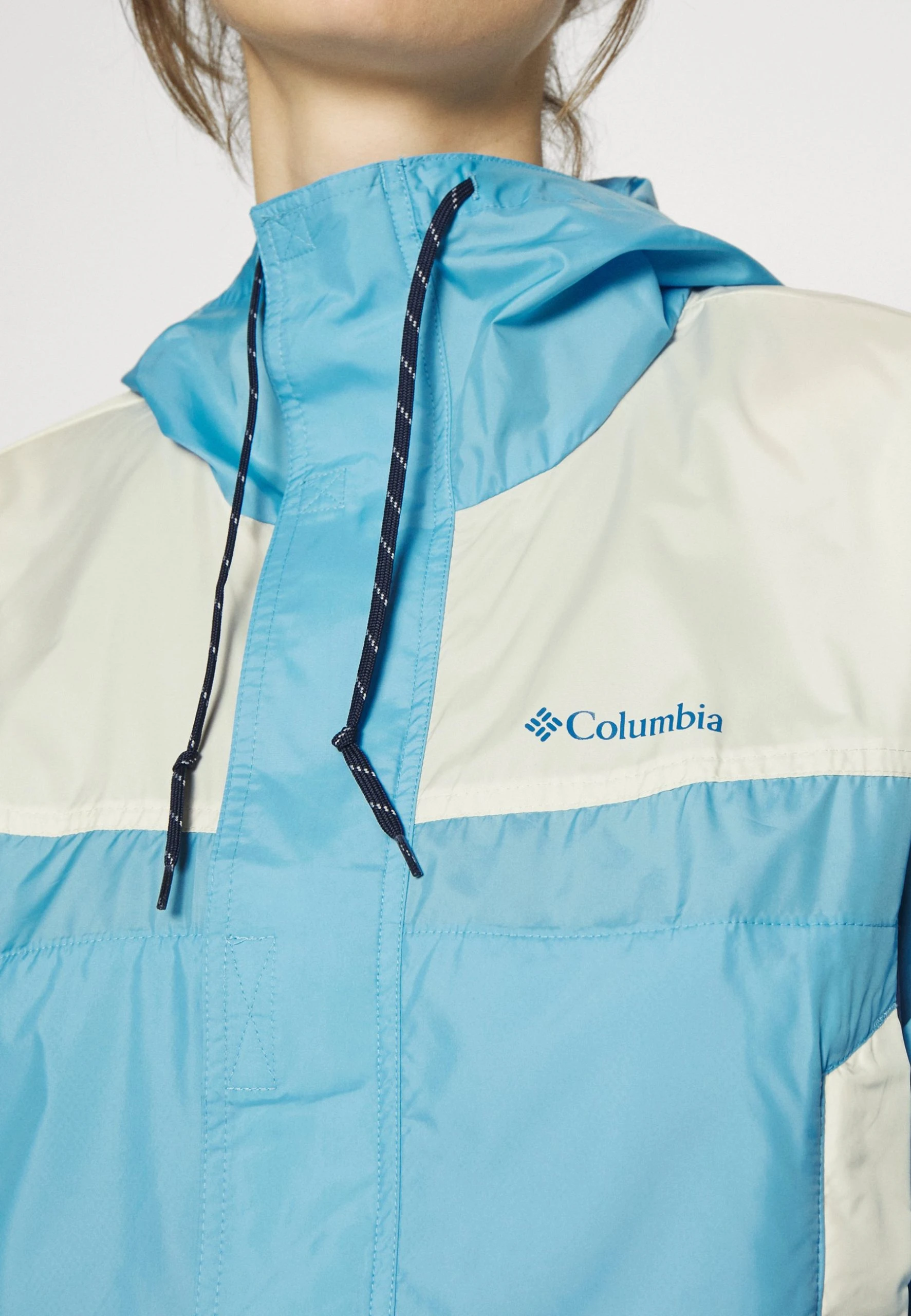 Columbia Flash Challenger™ Cropped - Veste Hardshell - Vista Blue/Chalk/Nocturnal 7 Columbia Flash Challenger™ Cropped - Veste Hardshell - Vista Blue/Chalk/Nocturnal – Image 5