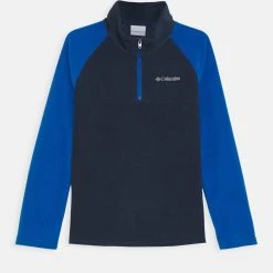 Columbia Glacial Half Zip Unisex - Sweat Polaire - Collegiate Navy/Bright Indigo