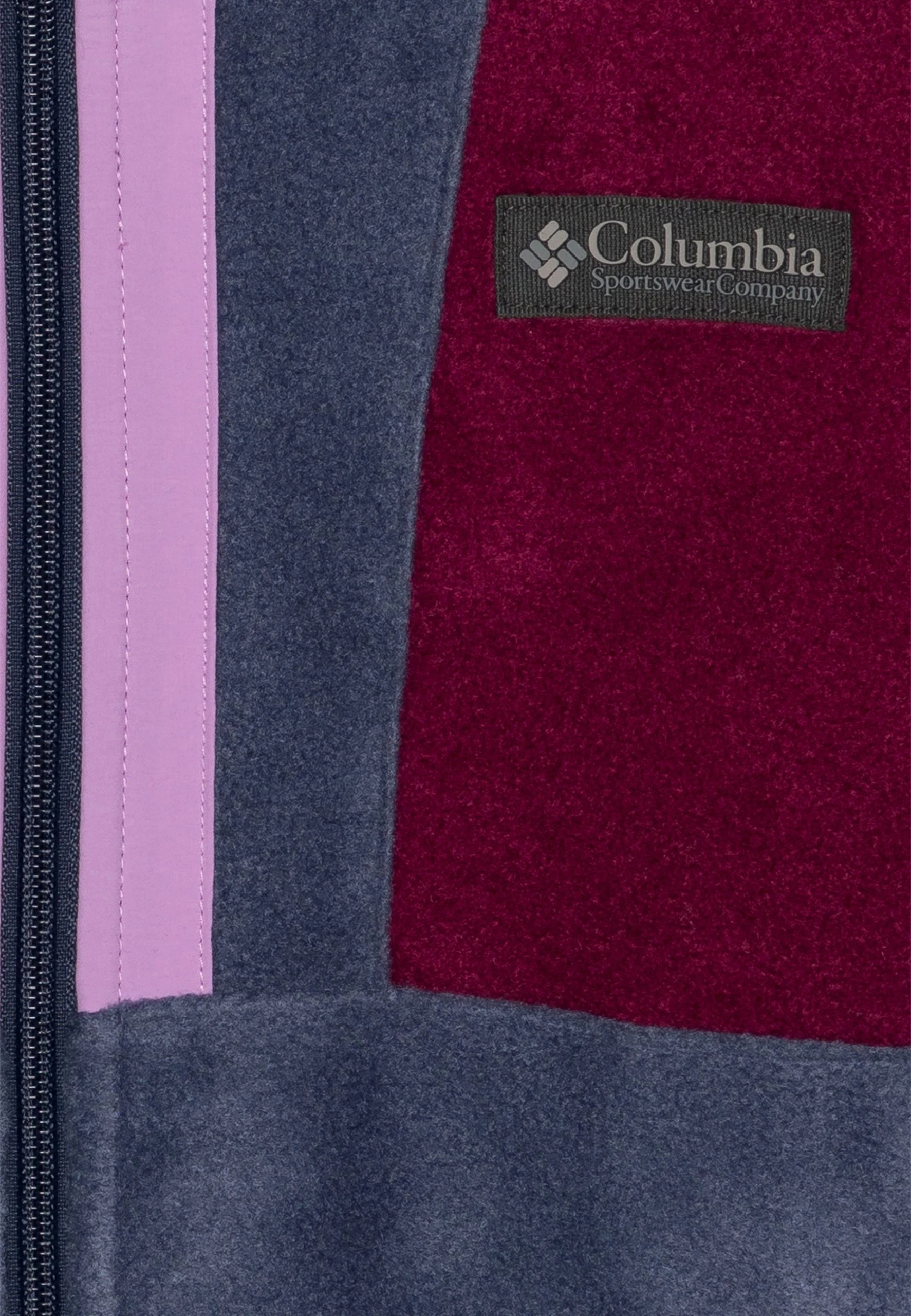 Columbia Back Bowl Full Zip Unisex - Veste Polaire - Marionberry/Nocturnal 5 Columbia Back Bowl Full Zip Unisex - Veste Polaire - Marionberry/Nocturnal – Image 3