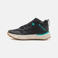 Columbia Facet 75 Mid Outdry - Chaussures De Marche - Black/Bright Aqua