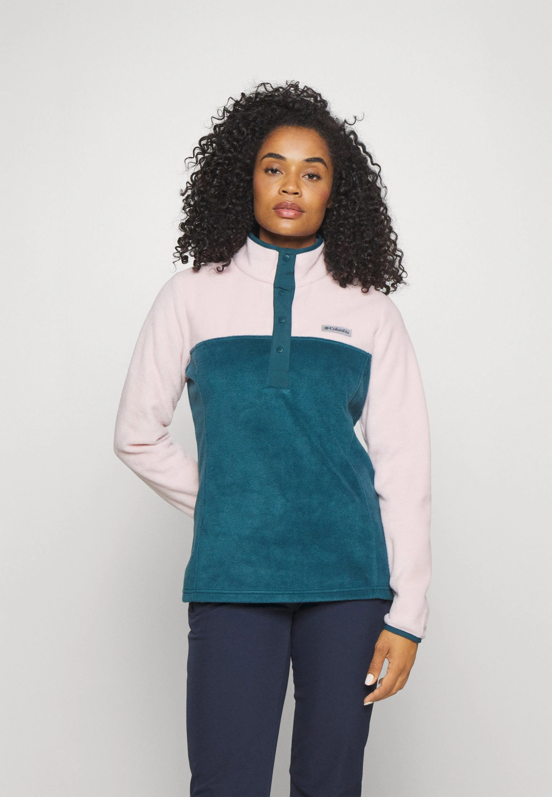 Columbia Benton Springs™ 1/2 Snap - Sweat Polaire - Night Wave/Dusty Pink 3 Columbia Benton Springs™ 1/2 Snap - Sweat Polaire - Night Wave/Dusty Pink