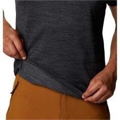 COLUMBIA ALPINE CHILL ZERO SHORT SLEEVE M BLACK HEATHER 22 -Columbia shop 9 106345 alpine chill zero short sleeve m black heather 1990545010 04