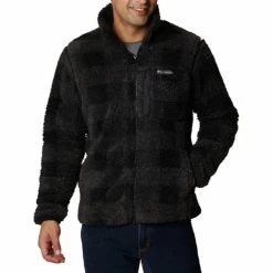 COLUMBIA WINTER PASS M PRINT FLEE BLACK CHECK 23