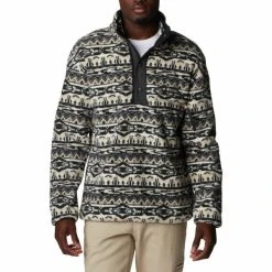 COLUMBIA HELVETIA HALF SNAP FLEECE ANCIENT FOSSIL 23