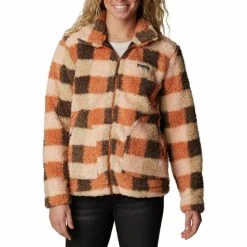 COLUMBIA WINTER PASS SHERPA FZ W WARM COPPER CHECK 23