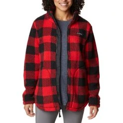 COLUMBIA WEST BEND FULL ZIP W RED LILY CHECK 23 11 COLUMBIA WEST BEND FULL ZIP W RED LILY CHECK 23 -Columbia shop 9 116982 1939901 658 04