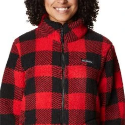 COLUMBIA WEST BEND FULL ZIP W RED LILY CHECK 23 13 COLUMBIA WEST BEND FULL ZIP W RED LILY CHECK 23 -Columbia shop 9 116982 1939901 658 06