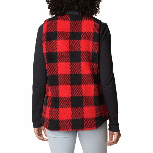 COLUMBIA WEST BEND VEST W RED LILY CHECK 23 4 COLUMBIA WEST BEND VEST W RED LILY CHECK 23 – Image 2