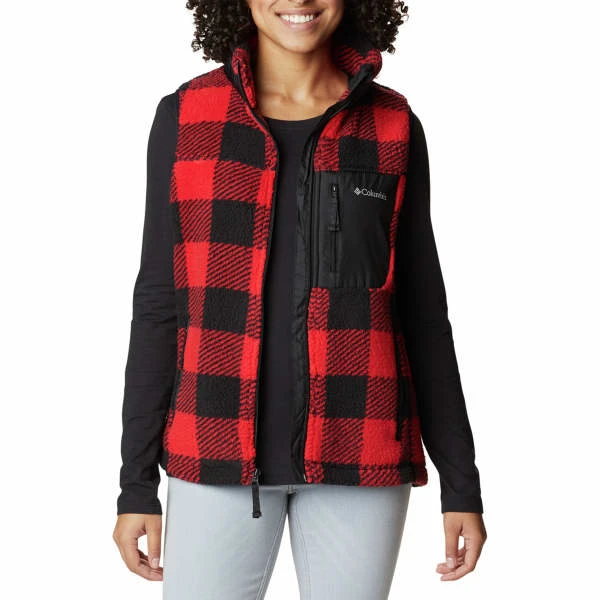 COLUMBIA WEST BEND VEST W RED LILY CHECK 23 5 COLUMBIA WEST BEND VEST W RED LILY CHECK 23 – Image 3