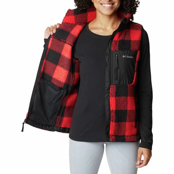 COLUMBIA WEST BEND VEST W RED LILY CHECK 23 6 COLUMBIA WEST BEND VEST W RED LILY CHECK 23 – Image 4