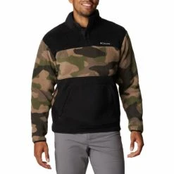 COLUMBIA RUGGED RIDGE SHERPA 1/2 BLACK ALPINE T 23