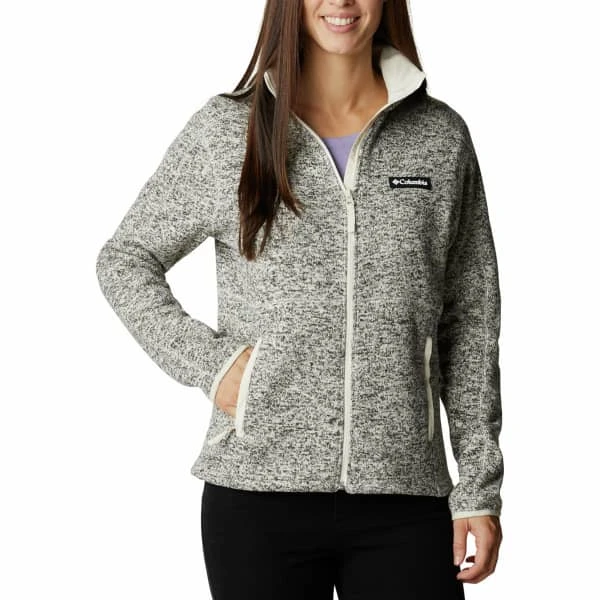 COLUMBIA SWEATER WEATHER FULL ZIP W CHALK HEATHER 23 3 COLUMBIA SWEATER WEATHER FULL ZIP W CHALK HEATHER 23