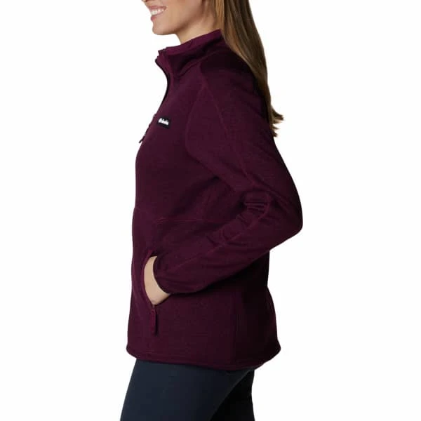 COLUMBIA SWEATER WEATHER FULL ZIP W MARIONBERRY HEATHER 23 5 COLUMBIA SWEATER WEATHER FULL ZIP W MARIONBERRY HEATHER 23 – Image 3