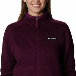 COLUMBIA SWEATER WEATHER FULL ZIP W MARIONBERRY HEATHER 23 13 COLUMBIA SWEATER WEATHER FULL ZIP W MARIONBERRY HEATHER 23 -Columbia shop 9 117104 sweater weather full zip w marionberry heather 1958933 616 06