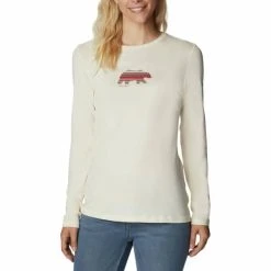 COLUMBIA HIDDEN HAVEN LS TEE CHALK BEARLY P 23