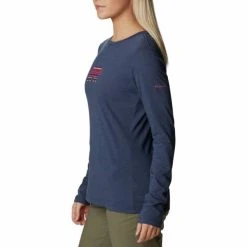 COLUMBIA HIDDEN HAVEN LS TEE NOCTURNAL HEATHER 23 -Columbia shop 9 117108 hidden haven ls tee nocturnal heather 1960003 467 04