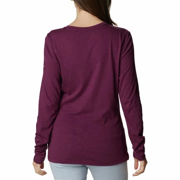 COLUMBIA HIDDEN HAVEN LS TEE MARIONBERRY HEATHER 23 4 COLUMBIA HIDDEN HAVEN LS TEE MARIONBERRY HEATHER 23 – Image 2
