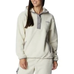 COLUMBIA ECHO HILLS SHERPA HOODIE CHALK LIGHT GREY 23 10 COLUMBIA ECHO HILLS SHERPA HOODIE CHALK LIGHT GREY 23 -Columbia shop 9 117201 echo hills sherpa hoodie chalk light grey 2013271 191 04