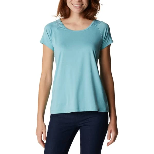 COLUMBIA PEAK TO POINT II SS TEE SEA WAVE HEATHE 22 3 COLUMBIA PEAK TO POINT II SS TEE SEA WAVE HEATHE 22
