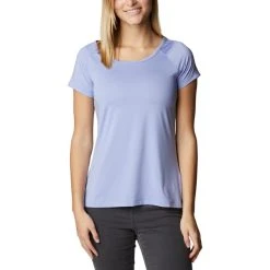 COLUMBIA PEAK TO POINT II SS TEE SERENITY HEATHE 22