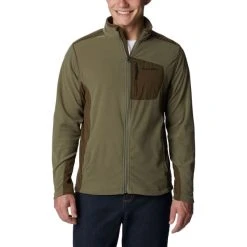 COLUMBIA KLAMATH RANGE FULL ZIP STONE GREEN OLIVE 23