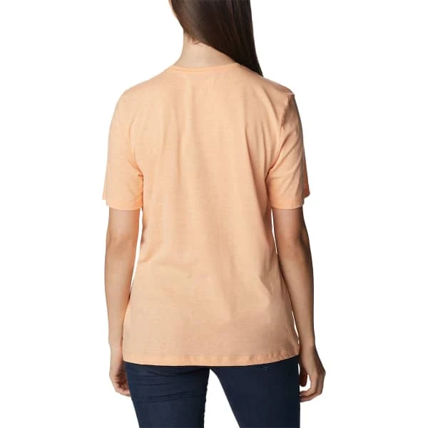 COLUMBIA BLUEBIRD DAY™ RELAXED CREW NECK PEACH HEATHER/STACKED LAKESIDE GRAPHIC 23 4 COLUMBIA BLUEBIRD DAY™ RELAXED CREW NECK PEACH HEATHER/STACKED LAKESIDE GRAPHIC 23 – Image 2