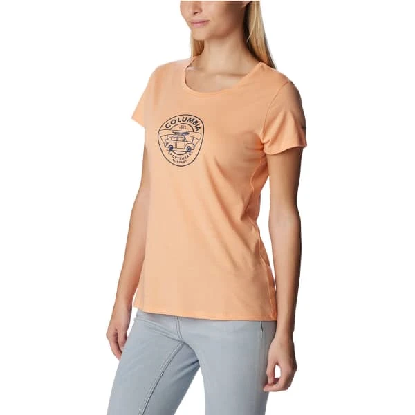 COLUMBIA DAISY DAYS™ SHORT SLEEVE GRAPHIC TEE PEACH HEATHER/BUGVENTURE GRAPHIC 23 5 COLUMBIA DAISY DAYS™ SHORT SLEEVE GRAPHIC TEE PEACH HEATHER/BUGVENTURE GRAPHIC 23 – Image 3