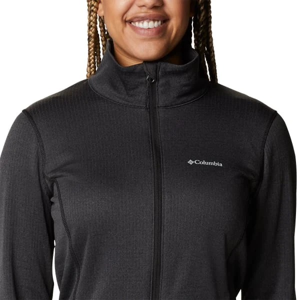 COLUMBIA W PARK VIEW™ GRID FLEECE FULL ZIP BLACK HEATHER 23 7 COLUMBIA W PARK VIEW™ GRID FLEECE FULL ZIP BLACK HEATHER 23 – Image 5